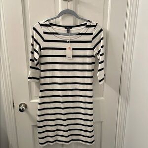 NWT  Hatley Lucy Dress
Black and White Striped Dress